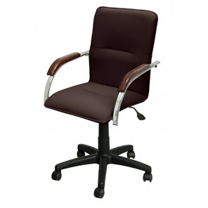 Офисный стул Самба-лифт СРП-034 коричневый основание эмаль в Стерлитамаке - предосмотр 1
