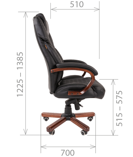 Кресло CHAIRMAN 406, коричневый в Стерлитамаке - изображение 5