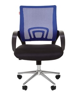 Офисное кресло CHAIRMAN 696 CHROME Сетка TW-05 (синий) в Стерлитамаке - предосмотр 2