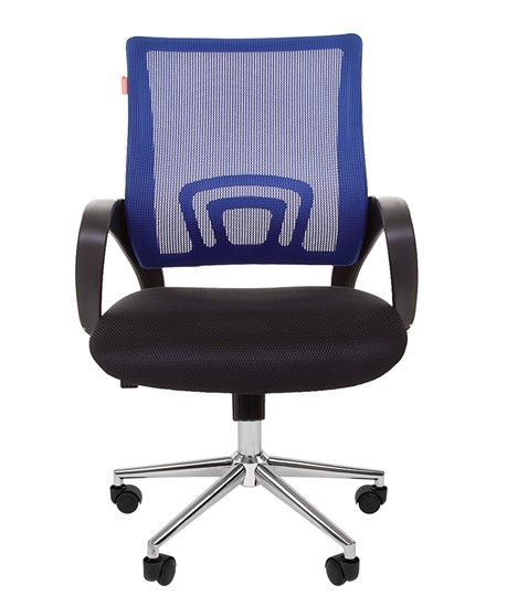 Офисное кресло CHAIRMAN 696 CHROME Сетка TW-05 (синий) в Стерлитамаке - изображение 2