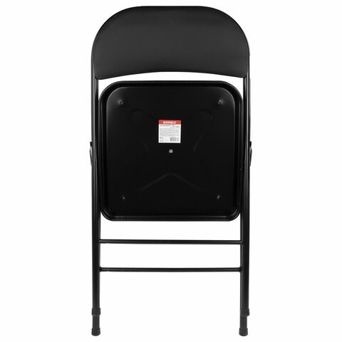Офисный стул складной Brabix Golf Plus CF-003 Комфорт (черный каркас, кожзам черный) 531566 в Стерлитамаке - изображение 6