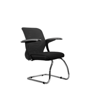 Офисный стул SU-M-4/подл.160/осн.007, Темно-серый/Черный в Салавате