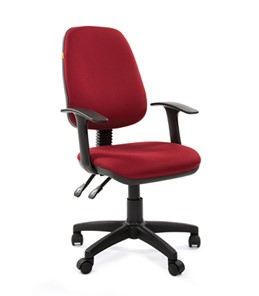 Офисное кресло CHAIRMAN 661 Ткань стандарт 15-11 красная в Стерлитамаке - предосмотр