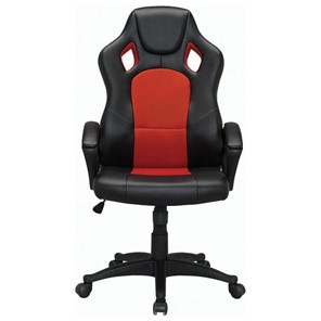 Офисное кресло Brabix Rider EX-544 (экокожа черная/ткань красная) 531583 в Стерлитамаке