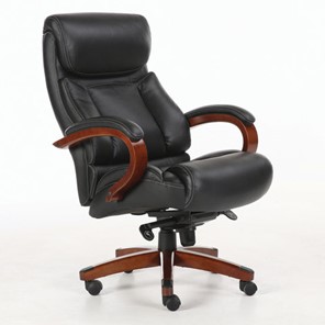 Компьютерное кресло Brabix Premium Infinity EX-707 (дерево, натуральная кожа, черное) 531826 в Стерлитамаке