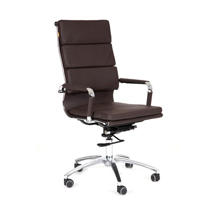 Кресло CHAIRMAN 750 экокожа коричневая в Уфе - изображение
