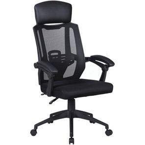 Компьютерное кресло Brabix Nexus ER-401 (с подлокотниками, черное) 531835 в Стерлитамаке