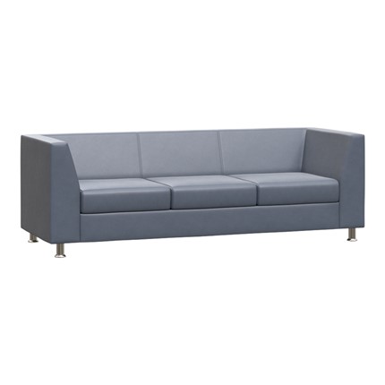 Офисный диван PRIME PR.DP-3, опоры хромированные в Уфе купить по низкой цене