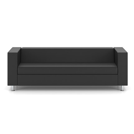 Прямой диван Алекто четырехместный, экокожа в Стерлитамаке - изображение