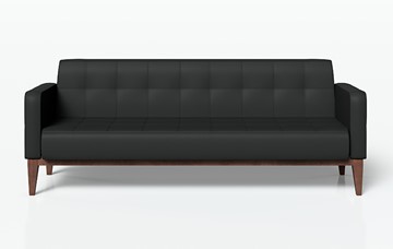 Офисный диван трехместный Норд, черный 193 в Стерлитамаке - предосмотр