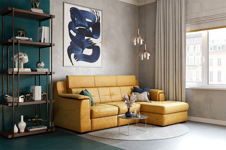 Угловой диван Бруклин с оттоманкой в Стерлитамаке - изображение 8