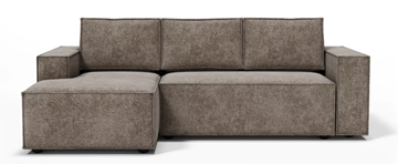 Угловой диван с оттоманкой Лофт 263х159х93 (НПБ/Тик-так) в Стерлитамаке - предосмотр