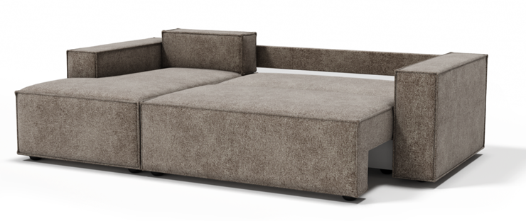 Угловой диван с оттоманкой Лофт 263х159х93 (НПБ/Тик-так) в Стерлитамаке - изображение 2