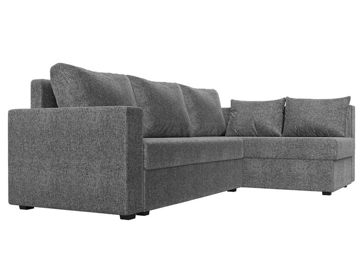 Угловой раскладной диван Мансберг, Серый (Рогожка) в Стерлитамаке - изображение 7