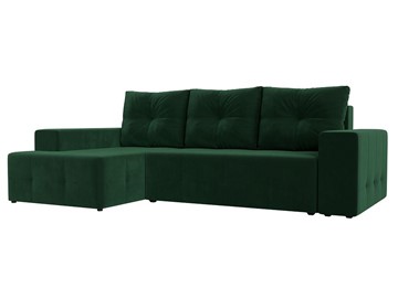 Угловой диван Перри, Зеленый (велюр) в Стерлитамаке