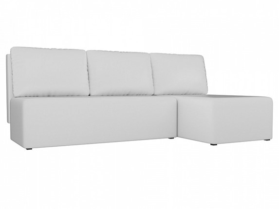Угловой диван Поло, Белый (экокожа) в Стерлитамаке - изображение