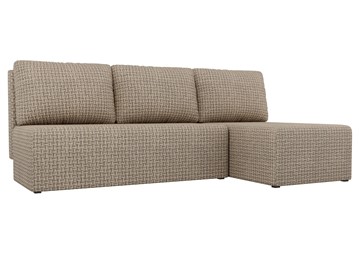 Угловой раскладной диван Поло, Корфу 03 (рогожка) в Стерлитамаке