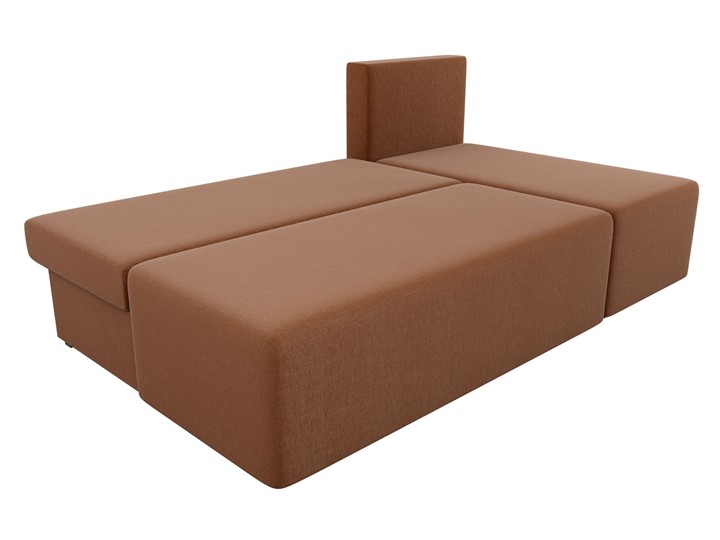 Угловой диван Поло, Коричневый (рогожка) в Стерлитамаке - изображение 4