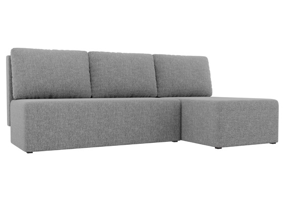 Угловой диван Поло, Серый (рогожка) в Стерлитамаке - изображение