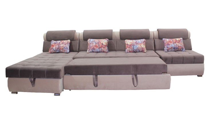 Угловой диван Tehas 414 (Серый) в Стерлитамаке - изображение 2