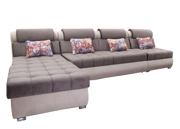 Угловой диван Tehas 414 (Серый) в Стерлитамаке - изображение