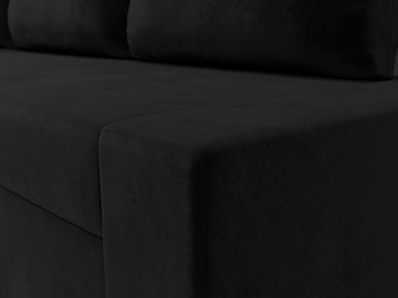 Угловой диван для гостиной Версаль, Черный/Бежевый (велюр) в Стерлитамаке - предосмотр 3
