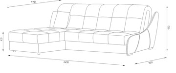 Угловой диван Токио (ППУ) в Салавате - предосмотр 1