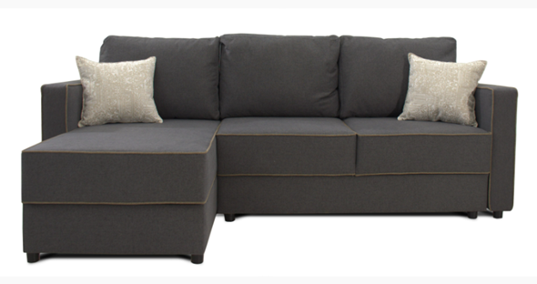 Угловой диван Jordan (Uno grey+Atrium01+Uno cottun) в Стерлитамаке - изображение