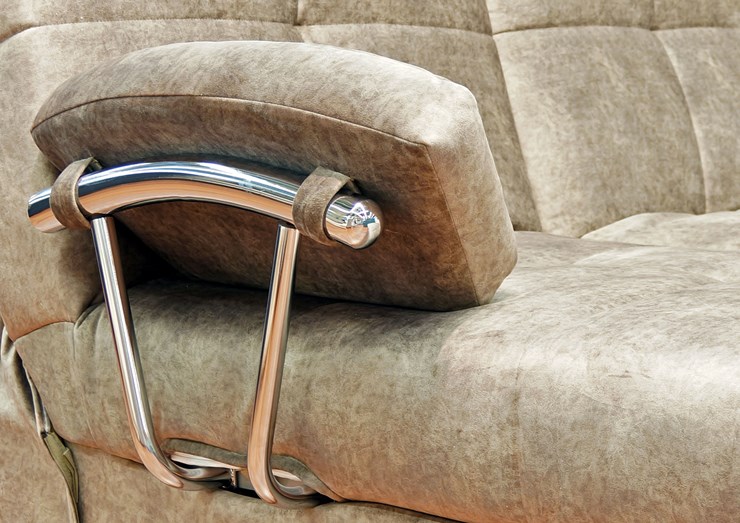 Прямой диван Милана 6 БД с хром. подлокотниками, Боннель в Стерлитамаке - изображение 2