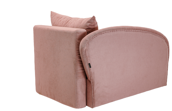 Мягкий диван левый Тедди розовый в Стерлитамаке - изображение 3
