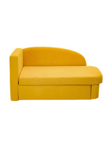 Мягкий диван левый Тедди желтый в Уфе - предосмотр 1
