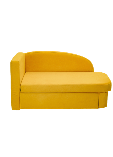 Мягкий диван левый Тедди желтый в Уфе - изображение 1