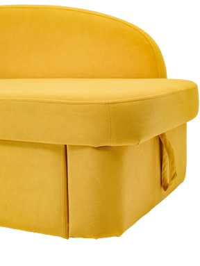 Мягкий диван левый Тедди желтый в Стерлитамаке - изображение 3
