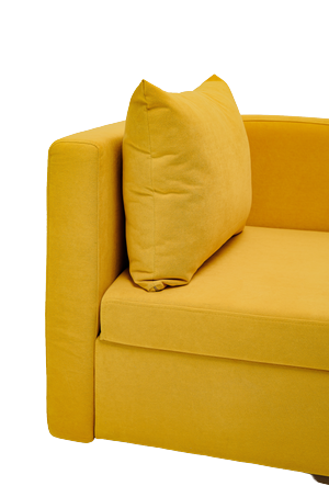 Мягкий диван левый Тедди желтый в Салавате - изображение 5