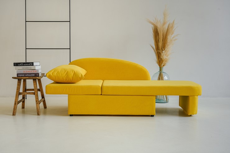 Мягкий диван левый Тедди желтый в Стерлитамаке - изображение 20