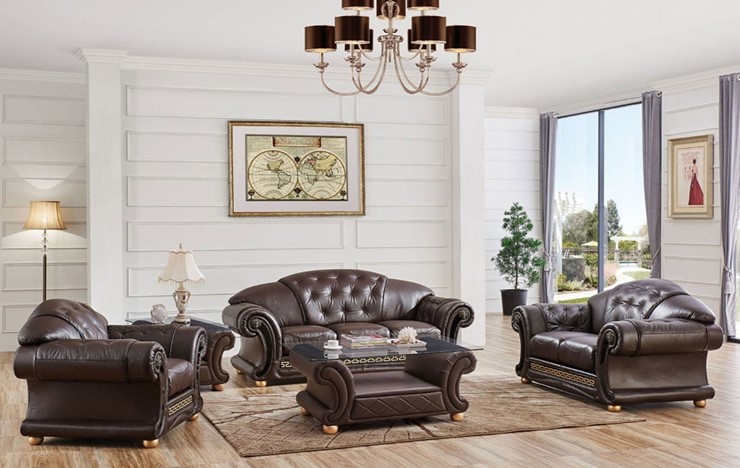 Раскладной диван Versace (3-х местный) коричневый 37 (VERSUS) в Стерлитамаке - изображение 6