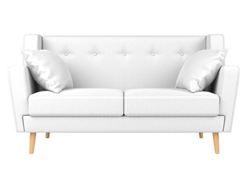 Прямой диван Брайтон 2, Белый (экокожа) в Стерлитамаке - предосмотр 1