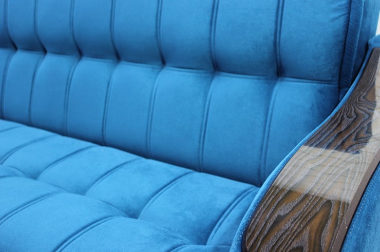 Прямой диван Comfort Lux 404 (Синий) в Стерлитамаке - изображение 2