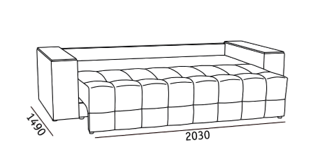 Прямой диван Элегант БД 2022 в Стерлитамаке - изображение 5