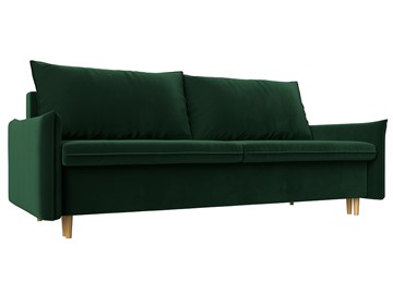 Прямой диван Хьюстон, Зеленый (Велюр) в Стерлитамаке