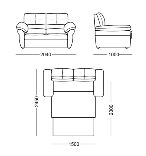 Прямой диван Кристина Люкс в Стерлитамаке - изображение 5