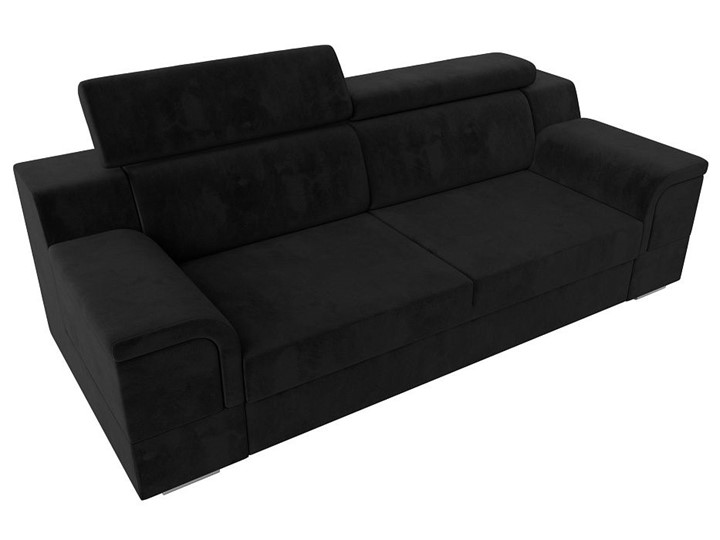 Прямой диван Лига-003 НПБ, Черный (Велюр) в Стерлитамаке - изображение 6