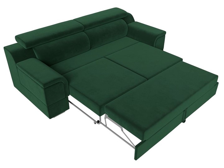 Прямой диван Лига-003 НПБ, Зеленый (Велюр) в Стерлитамаке - изображение 3