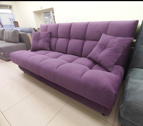 Прямой диван Лора Веста 2 ПРБЛ 1Valetta 25 велюр в Стерлитамаке - изображение