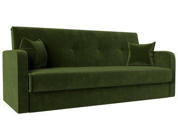 Прямой диван Надежда, Зеленый (микровельвет) в Стерлитамаке