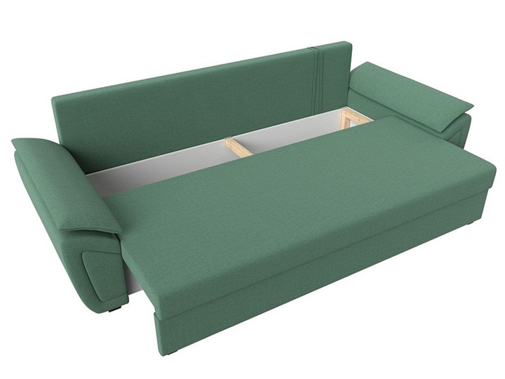 Прямой диван Нэстор Лайт, Амур зеленый (рогожка) в Стерлитамаке - изображение 1