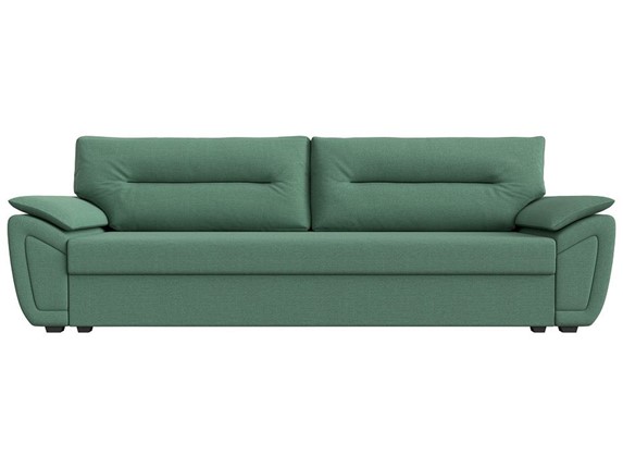 Прямой диван Нэстор Лайт, Амур зеленый (рогожка) в Стерлитамаке - изображение