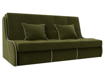 Прямой диван Риттэр 160, Зеленый/Бежевый (Микровельвет) в Стерлитамаке - предосмотр