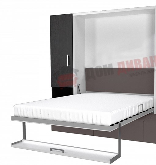 Диван Кровать-трансформер Smart (ШЛ+КД 1600+ШП), 2 шкафа, без подлокотников в Стерлитамаке - изображение 3