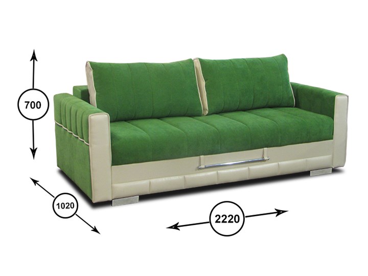 Прямой диван Парнас БД в Стерлитамаке - изображение 3